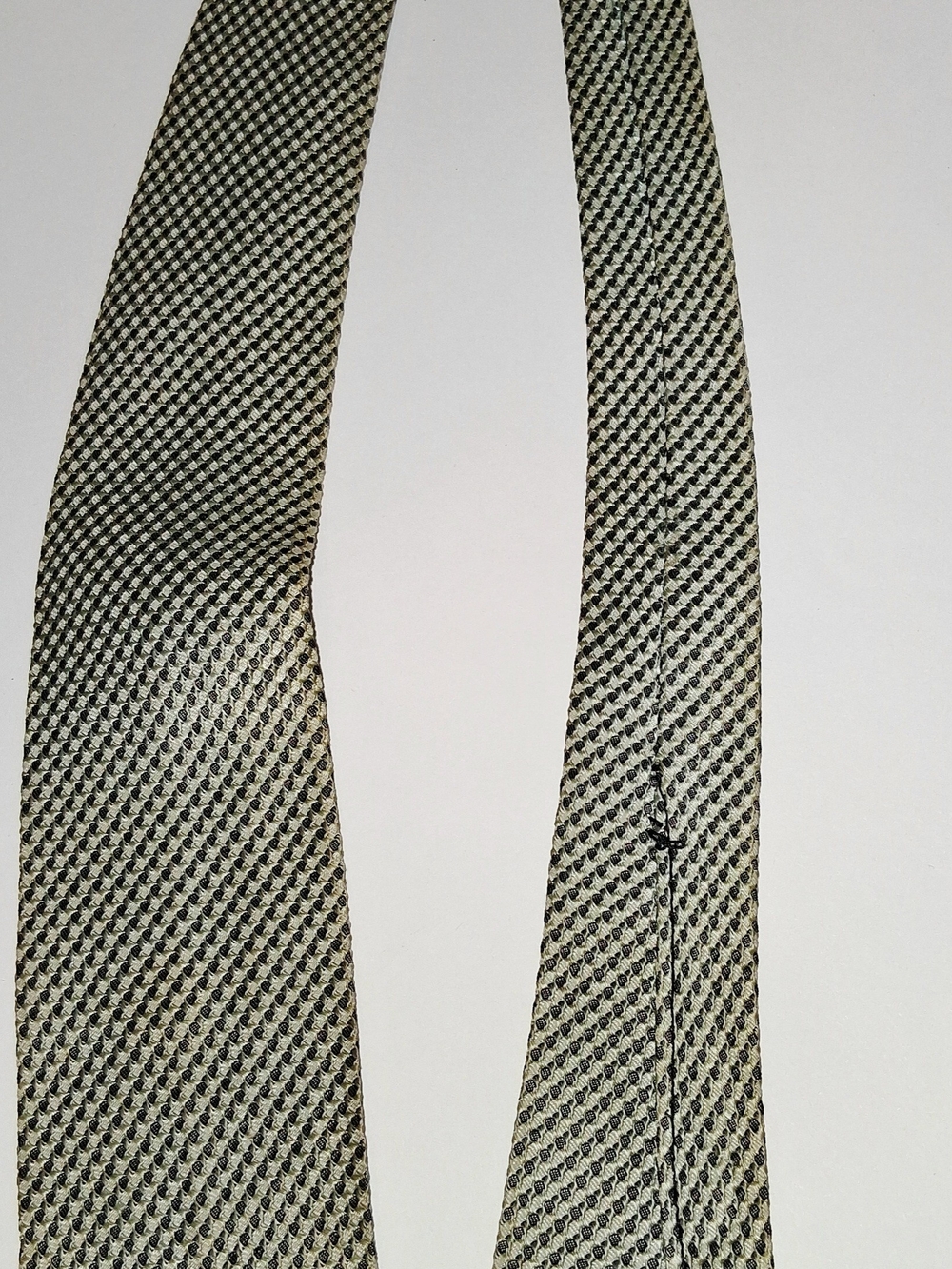 Silk Warp By Parkton Geometric Tan & Black Tie Like New